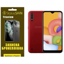 Поліуретанова плівка StatusSKIN Titanium для Samsung A01 A015 Глянцева
