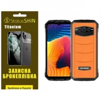 Поліуретанова плівка StatusSKIN Titanium на екран Doogee V30 Глянцева