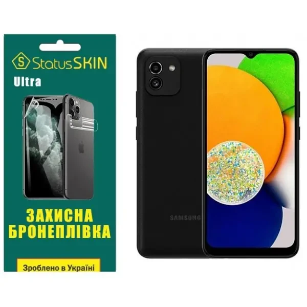 Поліуретанова плівка StatusSKIN Ultra для Samsung A03 A035 Глянцева