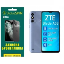 Поліуретанова плівка StatusSKIN Ultra на екран ZTE Blade A53 Глянцева