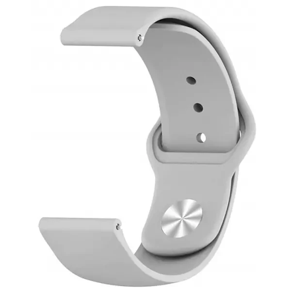 Ремінець ArmorStandart Silicone Watch Strap 20mm Light Grey (ARM60517) 2