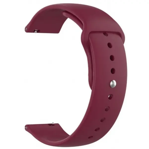 Ремінець ArmorStandart Silicone Watch Strap 22mm Marsala (ARM80665) 2