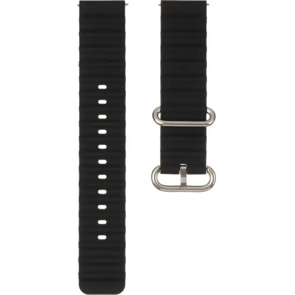 DM Ремінець Flat marine style 20 mm Black
