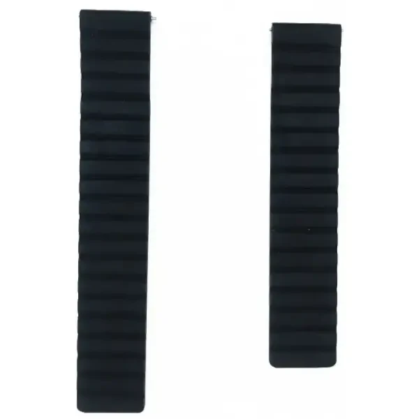 DM Ремінець Leather Link 20 mm Універсальний Black