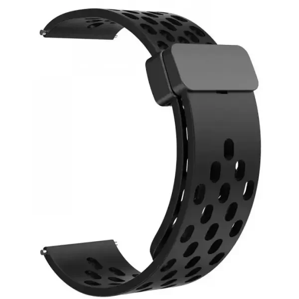 DM Ремінець Magnetic Lock Nike 20 mm Універсальний Black