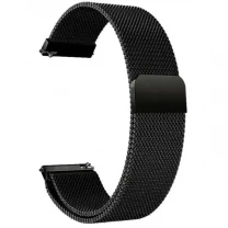 Ремінець Milanese Loop 22 mm Універсальний Black