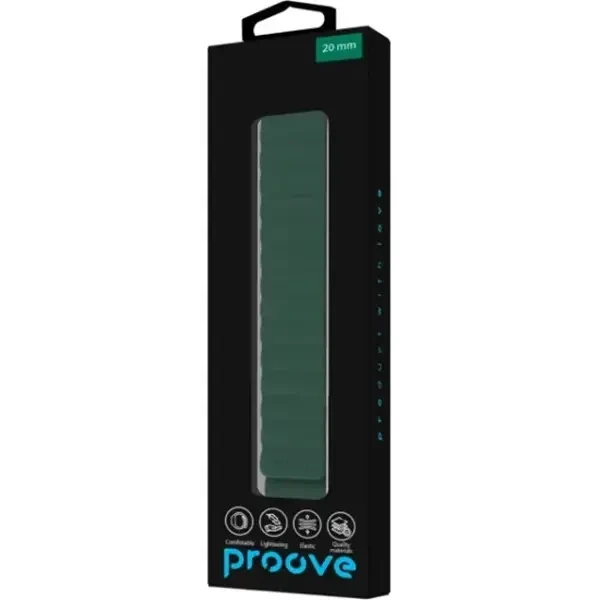 Ремінець Proove Silk Grip Band 20 mm Green (WBSGUW20MM06) 2