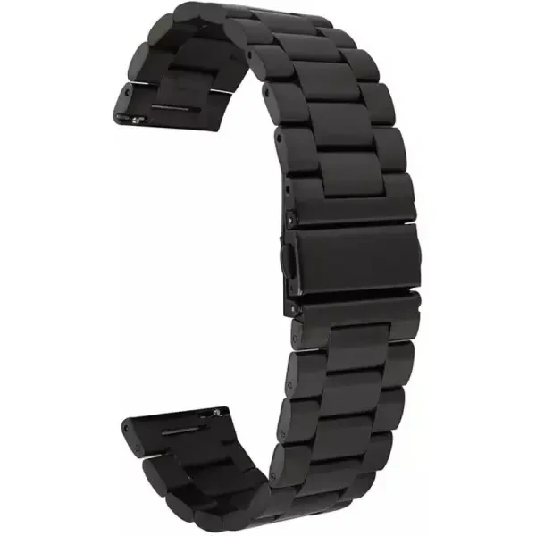 DM Ремінець Rolex 3 Bead 20 mm Універсальний Black