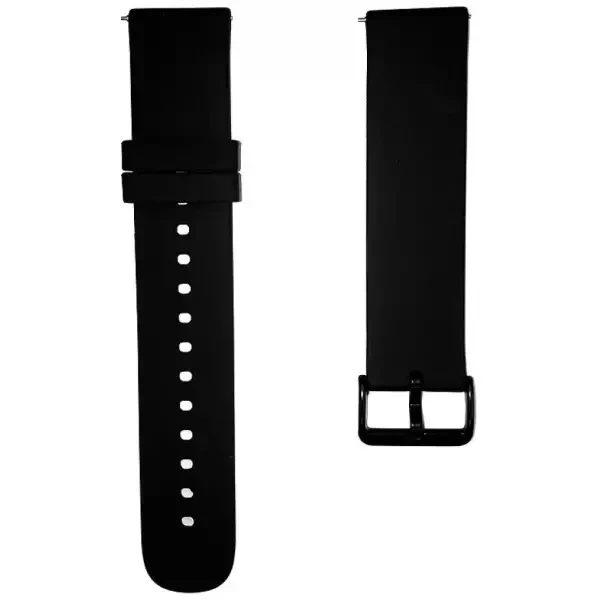 DM Ремінець Silicon Original 20 mm Універсальний Black