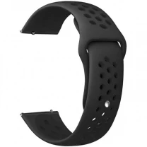 DM Ремінець Sport Nike 20 mm Універсальний Black