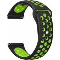 DM Ремінець Sport Nike 20 mm Універсальний Black/Green