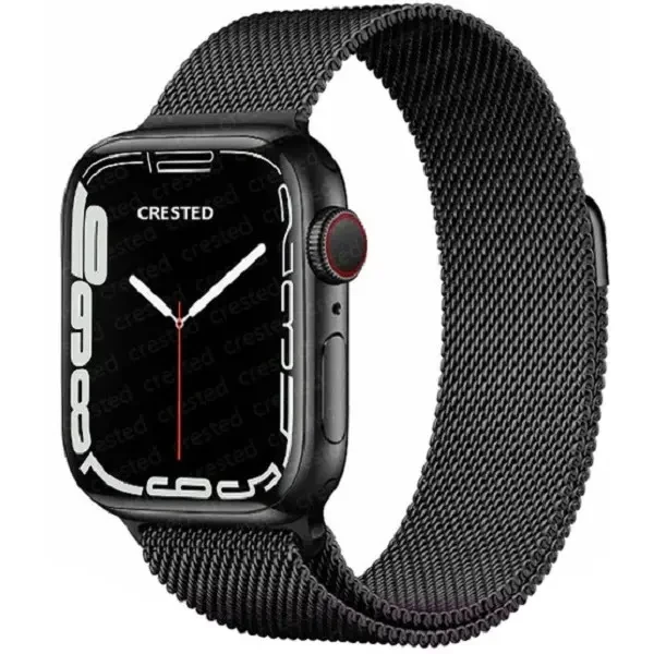 DM Ремінець Міланська петля для Apple Watch 38/40/41 mm Black