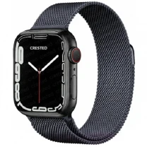 DM Ремінець Міланська петля для Apple Watch 38/40/41 mm Space Gray
