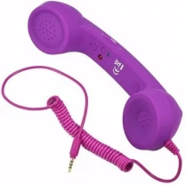 DM Ретро трубка High Quality Classic 3.5mm Mic Purple