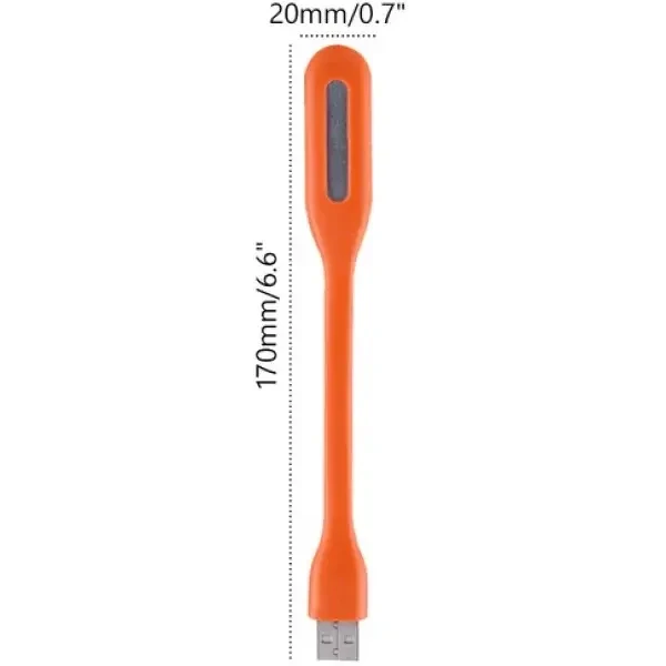 DM Світильник USB Mini Portable Laptop Night 5V 1.2W Orange 3