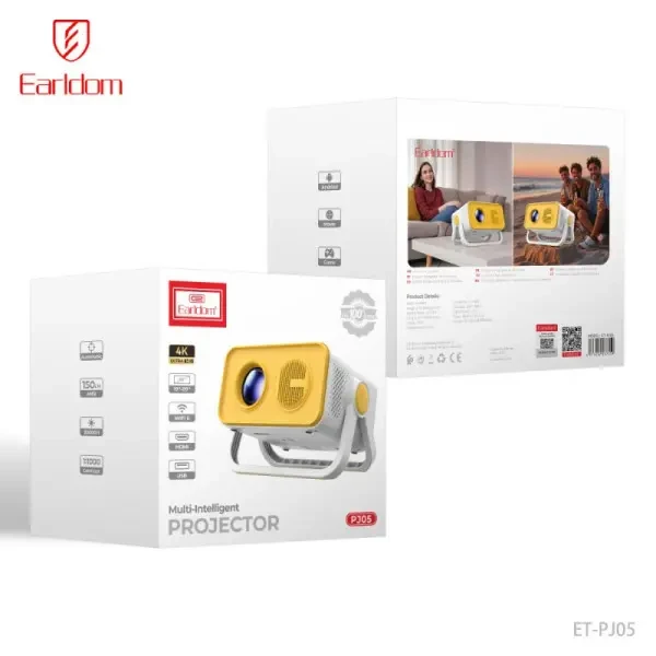 Смарт проектор Earldom ET-PJ05 White 2