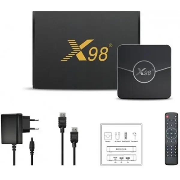 Vontar ТВ-приставка Smart TV X98 Plus 4/64GB Black 7