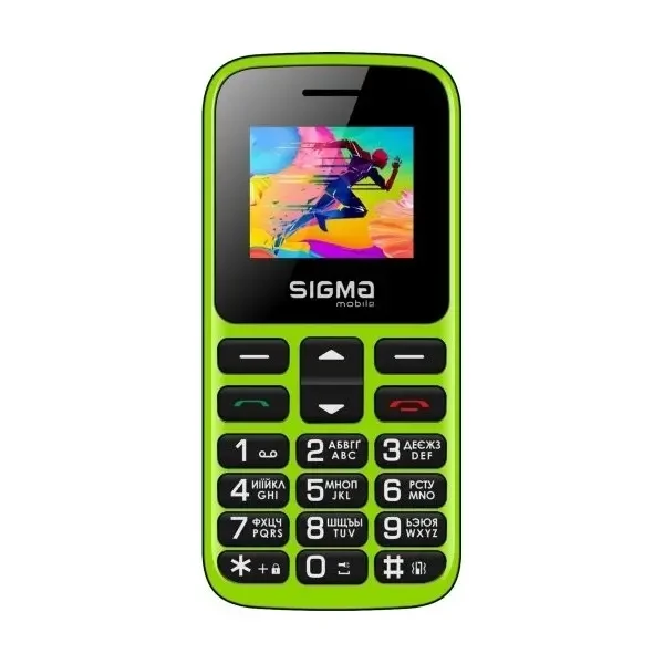 Телефон Sigma Comfort 50 HIT 2020 Green