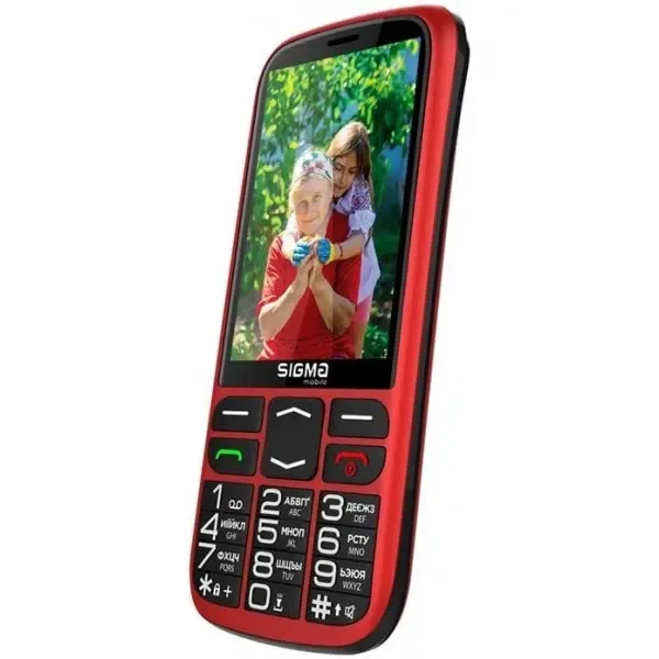 Телефон Sigma Comfort 50 Optima Type-C Dual Sim Red 3