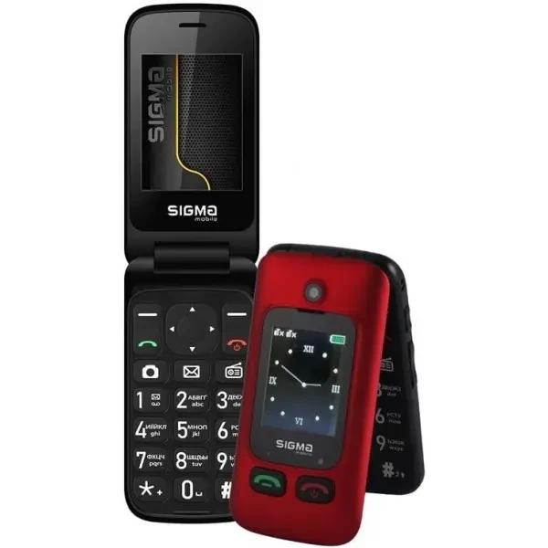 Телефон Sigma Comfort 50 Shell Type-C Dual Sim Red/Black 4