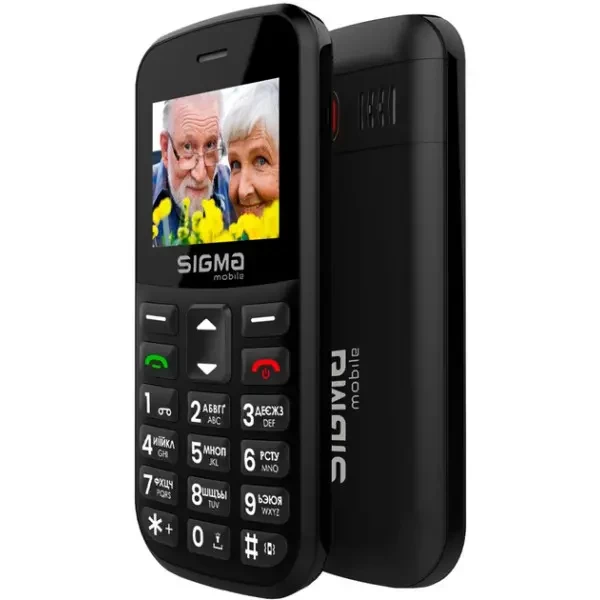 Телефон Sigma Mobile Comfort 50 Easy Black 4