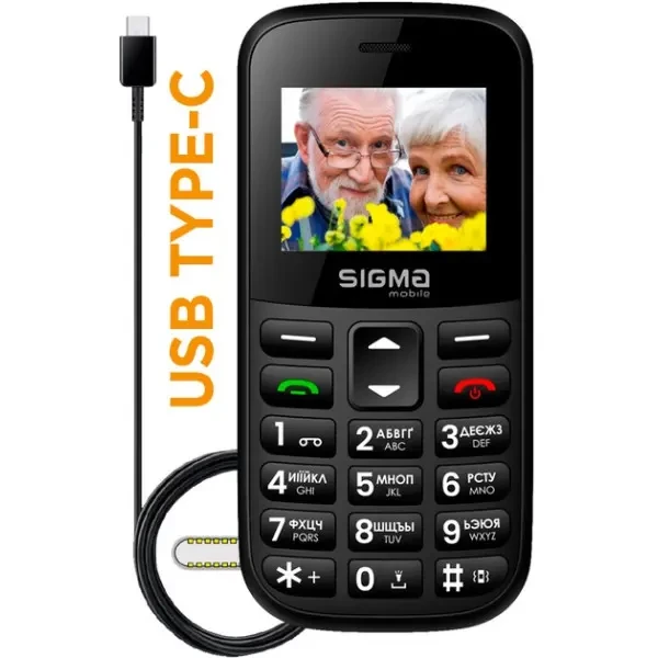 Телефон Sigma Mobile Comfort 50 Easy Black 2