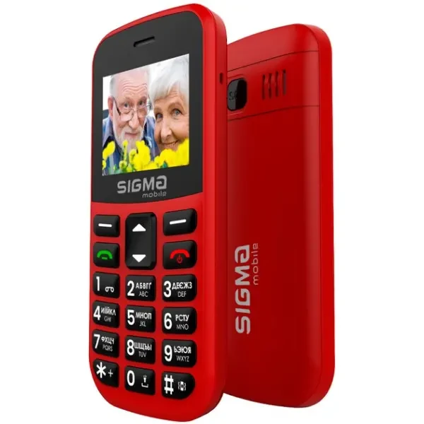 Телефон Sigma Mobile Comfort 50 Easy Red 4