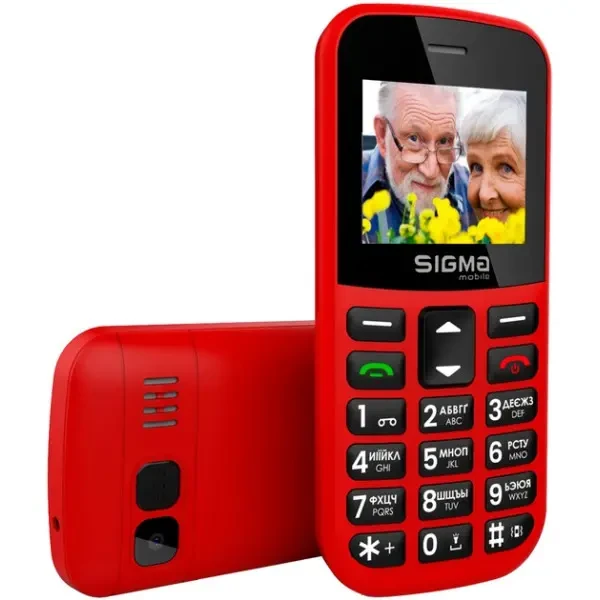 Телефон Sigma Mobile Comfort 50 Easy Red 5