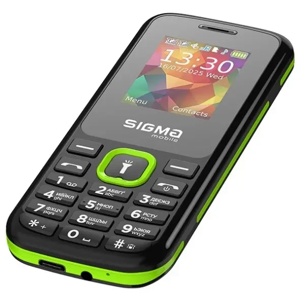 Телефон Sigma mobile X-Style 171 MINI Black-Green 3