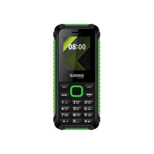 Телефон Sigma mobile X-Style 18 Track Black-Green 2