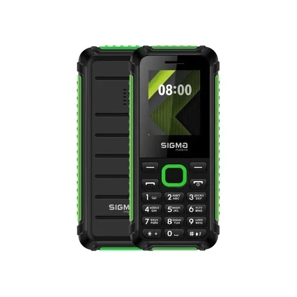 Телефон Sigma mobile X-Style 18 Track Black-Green