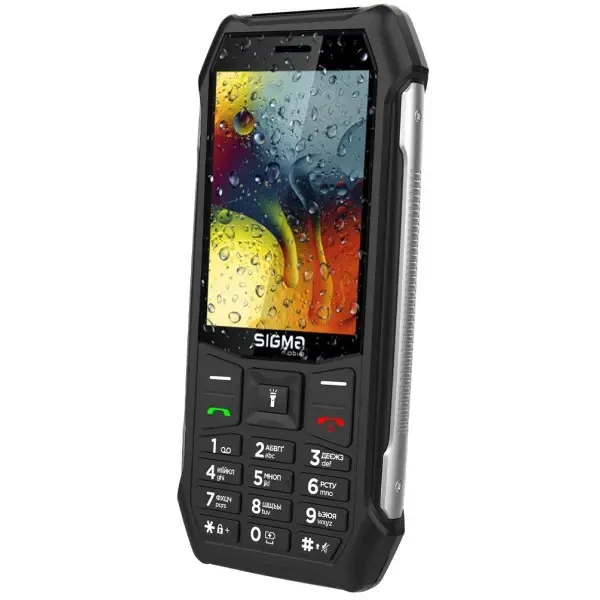 Телефон Sigma mobile X-Style 323 Rain Black 3