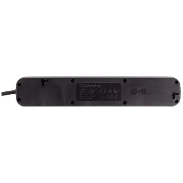 ColorWay Фільтр живлення СolorWay 4 розетки 2м Black (CW-PSEA42BK) 2