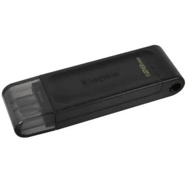 Флеш пам'ять Kingston DataTraveler 70 128GB Type-C Black (DT70/128GB) 2
