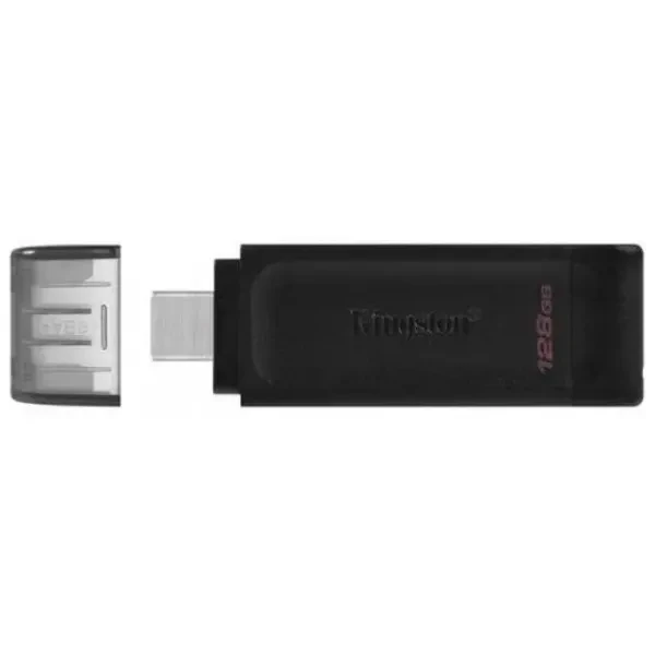 Флеш пам'ять Kingston DataTraveler 70 128GB Type-C Black (DT70/128GB) 3