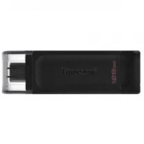 Флеш пам'ять Kingston DataTraveler 70 128GB Type-C Black (DT70/128GB)