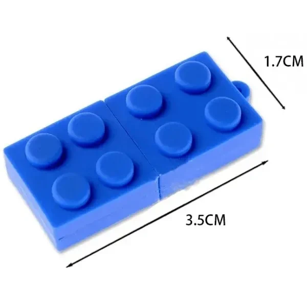 Флеш пам'ять Optima OP-408 Lego 32GB USB2.0 Green 3