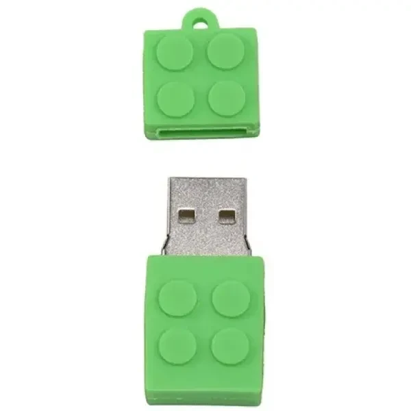 Флеш пам'ять Optima OP-408 Lego 32GB USB2.0 Green 2