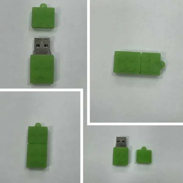 Флеш пам'ять Optima OP-408 Lego 32GB USB2.0 Green 4