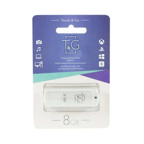 Флеш пам'ять T&G 011 8GB Classic Series White (TG011-8GBWH) 2