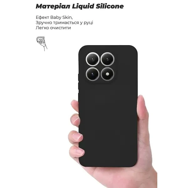 Чохол ArmorStandart ICON Camera Cov для Xiaomi 15T 5G Black (ARM86985) 3