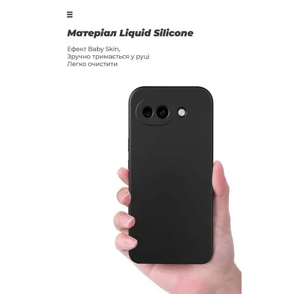Чохол ArmorStandart ICON для Google Pixel 10a 5G Black (ARM90518) 3