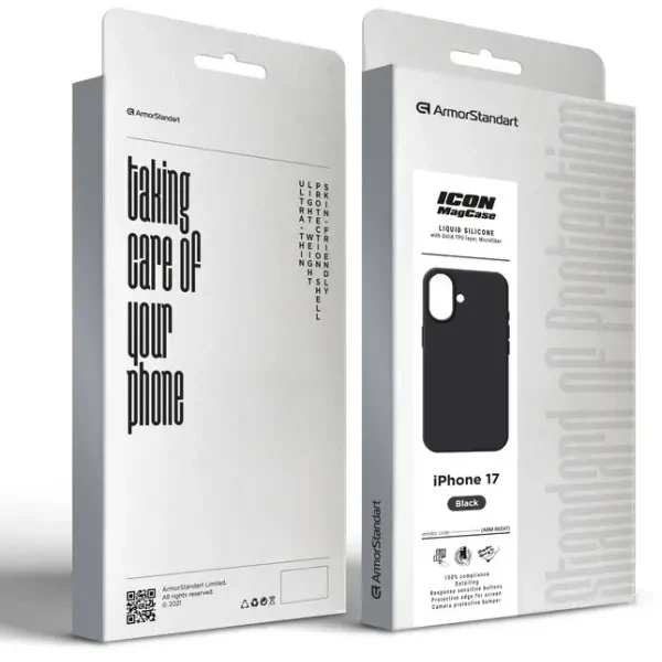 Чохол ArmorStandart ICON2 MagCase для Apple iPhone 17 Black (ARM86247) 2