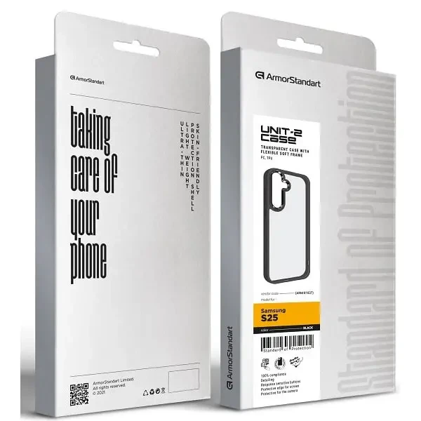 Чохол ArmorStandart UNIT2 для Samsung S25 Black (ARM81837) 2