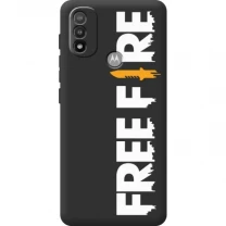 Чохол Boxface для Motorola E20 Free Fire White Logo