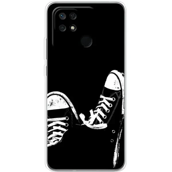 Чохол BoxFace для Xiaomi Redmi 10C/Poco C40 Black Sneakers