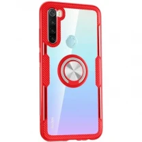 Epik Чохол Deen Crystal Ring Xiaomi Redmi Note 8 безбарвний/Red