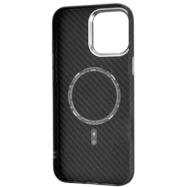 DM Чохол Luxo Free Air CarBon with MagSafe для iPhone 16 Pro Black 2