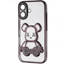 DM Чохол Shining Bear Case Protected Camera iPhone 16 Black
