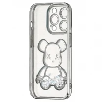 DM Чохол Shining Bear Case для iPhone 15 Pro Silver